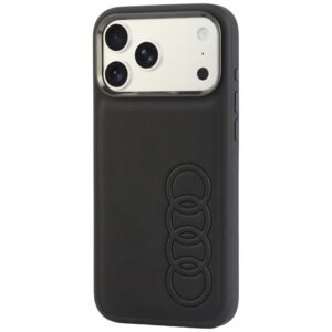 Dėklas Audi TT iš dirbtinės odos su MagSafe, skirtas iPhone 18 Pro Max / 17 Pro Max, juodas - Image 3