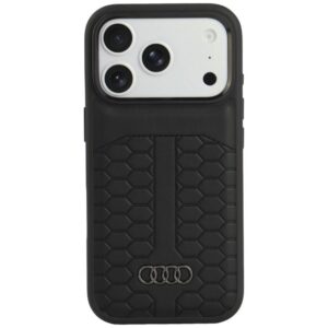 Audi odinis dėklas MagSafe, skirtas iPhone 18 Pro / 17 Pro, juodas
