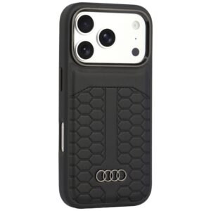Audi odinis dėklas MagSafe, skirtas iPhone 18 Pro / 17 Pro, juodas - Image 2