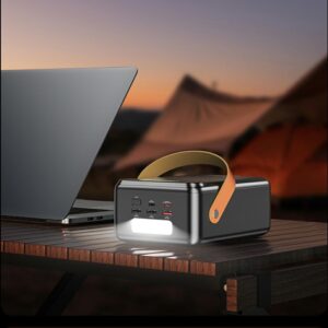 Išorinė baterija AWEI PA-83 80000mAh 3xUSB-A/2XUSB-C juoda - Image 3