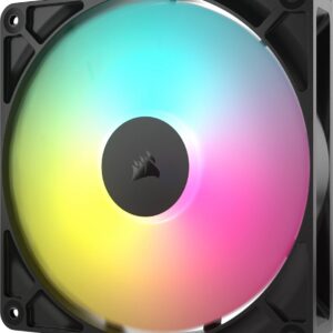 Corsair RS140 ARGB Kompiuterio korpusui Ventiliatorius 14 cm Juoda 1 vnt - Image 3