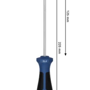 BOSCH ATSUKTUVAS SL 0,8 x 4 x 125mm /BOSCH LINE