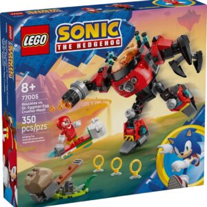 LEGO SONIC THE HEDGEHOG 77005 Knuckles prieš Dr. Eggman Kiaušinių smulkintuvas Mech