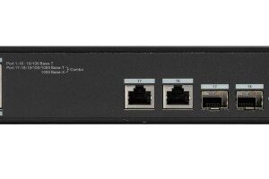 BCS BCS-L-SP1602G-2SFP-M(II) Valdomas Maitinimas per Eternetą (PoE) 1U Juoda