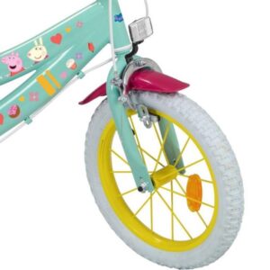 Vaikiškas dviratis 14" Peppa Pig žalias 1498 TOIMSA - Image 2