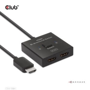 CLUB3D CSV-1384 KVM jungiklis Juoda - Image 3
