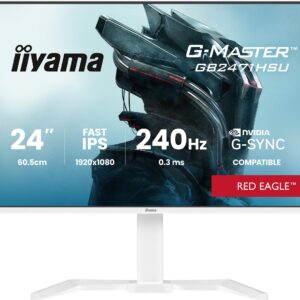 iiyama G-MASTER GB2471HSU-W1 kompiuterio monitorius 60,5 cm (23.8") 1920 x 1080 pikseliai „Full HD“ LED Balta - Image 2