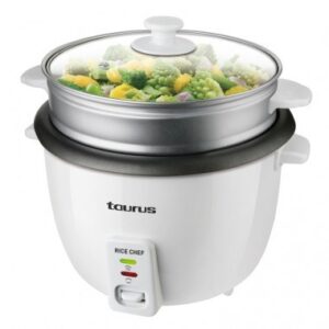 Taurus RICE CHEF ryžių virimo aparatas 1,8 L 700 W Pilka, Balta - Image 3