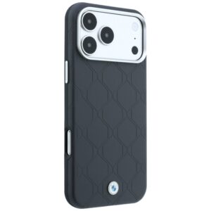 BMW Sign Deboss Quilted Metal Logo MagSafe dėklas, skirtas iPhone 18 Pro / 17 Pro, antracito spalvos - Image 4