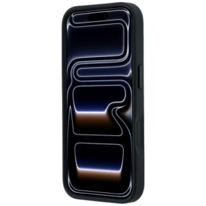 BMW M Carbon Blue Print žiedinis metalinis logotipas MagSafe dėklas, skirtas iPhone 18 Pro / 17 Pro, juodas - Image 5