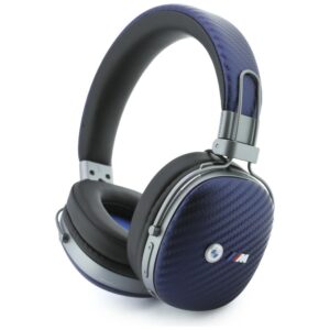 Ausinės BMW Carbon Metal Parts and Logos Bluetooth ENC tamsiai mėlynos
