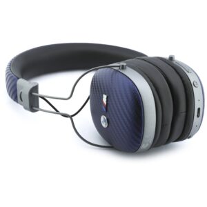 Ausinės BMW Carbon Metal Parts and Logos Bluetooth ENC tamsiai mėlynos - Image 3