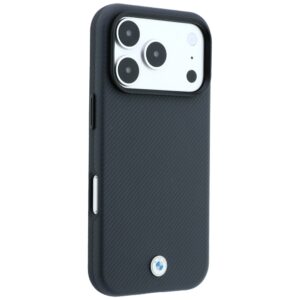 BMW Sign Kevlar metalinis logotipas MagSafe dėklas, skirtas iPhone 18 Pro Max / 17 Pro Max, antracito spalvos - Image 4