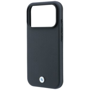 BMW Sign Kevlar metalinis logotipas MagSafe dėklas, skirtas iPhone 18 Pro Max / 17 Pro Max, antracito spalvos - Image 6
