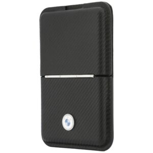 Piniginė BMW Carbon Metal Logos MagSafe juoda - Image 3