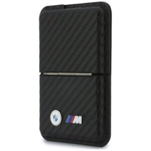 Piniginė BMW M Carbon Metal Logos MagSafe juoda - Image 3