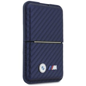 Piniginė BMW M Carbon Metal Logos MagSafe tamsiai mėlyna - Image 4