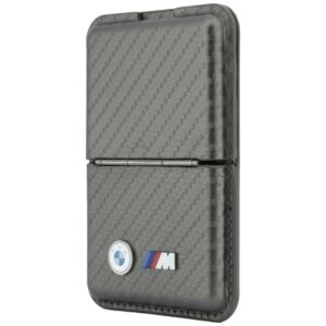 Piniginė BMW M Carbon Metal Logos MagSafe antracito spalvos - Image 3