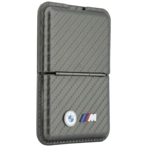 Piniginė BMW M Carbon Metal Logos MagSafe antracito spalvos - Image 5