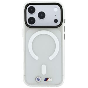 Dėklas BMW M IML Frosted Metal Logo & Trims MagSafe, skirtas iPhone 18 Pro / 17 Pro, skaidrus - Image 3