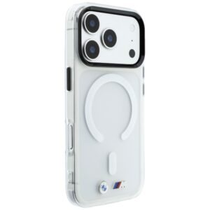 Dėklas BMW M IML Frosted Metal Logo & Trims MagSafe, skirtas iPhone 18 Pro / 17 Pro, skaidrus - Image 4