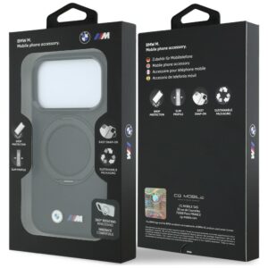 Dėklas BMW Kevlar Ring Stand 360 MagSafe, skirtas iPhone 18 Pro / 17 Pro, juodas - Image 8