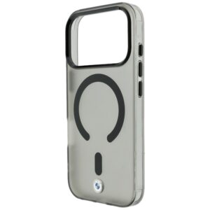 Dėklas BMW Sign Frosted IML & Metal Logo MagSafe, skirtas iPhone 18 Pro Max / 17 Pro Max, pilkas - Image 6