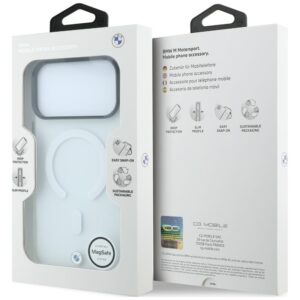Dėklas BMW Sign Frosted IML & Metal Logo MagSafe, skirtas iPhone 18 Pro Max / 17 Pro Max, skaidrus - Image 8