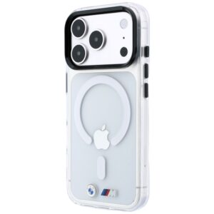 Dėklas BMW M IML Glossy Metal Logo & Trims MagSafe, skirtas iPhone 18 Pro Max / 17 Pro Max, skaidrus - Image 2