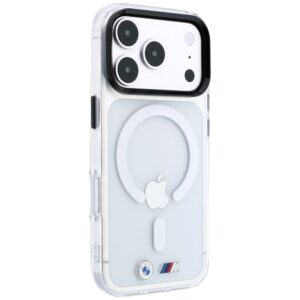 Dėklas BMW M IML Glossy Metal Logo & Trims MagSafe, skirtas iPhone 18 Pro Max / 17 Pro Max, skaidrus - Image 4