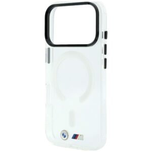Dėklas BMW M IML Glossy Metal Logo & Trims MagSafe, skirtas iPhone 18 Pro Max / 17 Pro Max, skaidrus - Image 6