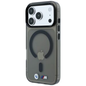 Dėklas BMW M IML Glossy Metal Logo & Trims MagSafe, skirtas iPhone 18 Pro Max / 17 Pro Max, juodas - Image 2