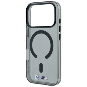 Dėklas BMW M IML Glossy Metal Logo & Trims MagSafe, skirtas iPhone 18 Pro Max / 17 Pro Max, juodas - Image 6
