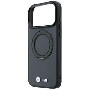 Dėklas BMW Kevlar Ring Stand 360 MagSafe, skirtas iPhone 18 Pro Max / 17 Pro Max, antracito spalvos - Image 6