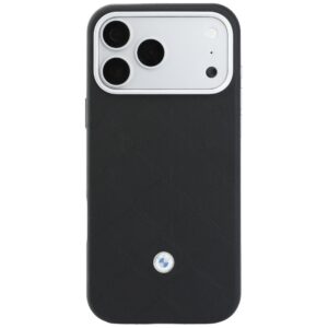 Dėklas + piniginė BMW Quilted Pattern Metal Logo, skirtas iPhone 18 Pro / 17 Pro, juodas - Image 3