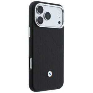 Dėklas + piniginė BMW Quilted Pattern Metal Logo, skirtas iPhone 18 Pro / 17 Pro, juodas - Image 4