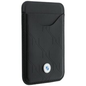 BMW Quilted Pattern Metal Logo dėklas + piniginės rinkinys, skirtas iPhone 18 Pro Max / 17 Pro Max, juodas - Image 10