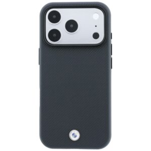 BMW Kevlar Metal Logo MagSafe dėklas, skirtas iPhone 18 Pro / 17 Pro, antracito spalvos - Image 3
