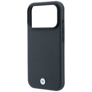 BMW Kevlar Metal Logo MagSafe dėklas, skirtas iPhone 18 Pro / 17 Pro, antracito spalvos - Image 6