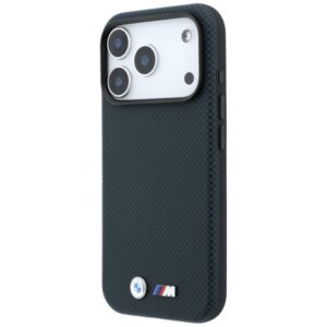 BMW M Quadrille Kevlar metalinis logotipas MagSafe dėklas, skirtas iPhone 18 Pro Max / 17 Pro Max, tamsiai mėlynas - Image 2