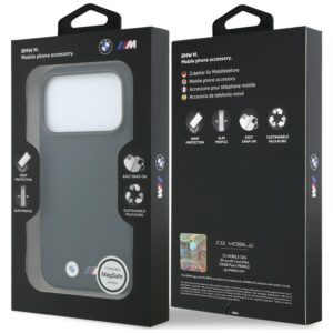 BMW M Quadrille Kevlar metalinis logotipas MagSafe dėklas, skirtas iPhone 18 Pro Max / 17 Pro Max, tamsiai mėlynas - Image 8