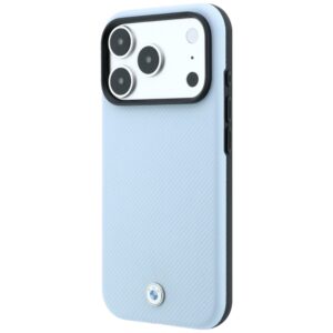 BMW Kevlar Metal Logo MagSafe dėklas, skirtas iPhone 18 Pro Max / 17 Pro Max, mėlynas - Image 2