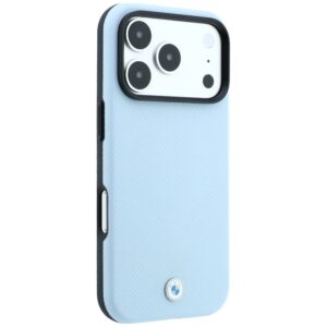 BMW Kevlar Metal Logo MagSafe dėklas, skirtas iPhone 18 Pro Max / 17 Pro Max, mėlynas - Image 4