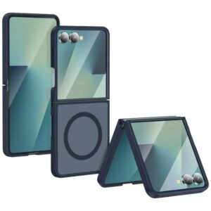 Beline Soft Touch dėklas Samsung Galaxy Z Flip8 tamsiai mėlynas