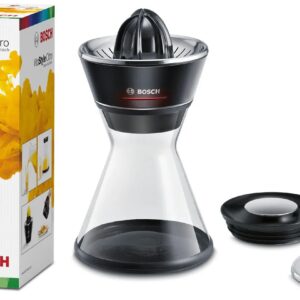 Bosch MCP72GPB citrusinių vaisių sulčiaspaudė Plastikas, Nerūdijančiojo plieno Juoda, Permatomas - Image 3