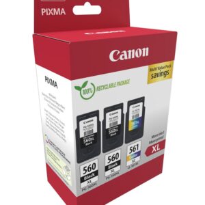 Canon 3712C009 rašalo kasetė 3 vnt Originalus Didelė (XL) išeiga Juoda, Žydras, Rausvai raudona, Geltona - Image 2