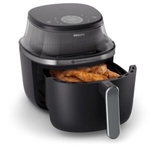 Philips 3000 series NA331/00 gruzdintuvė Vienas 6,2 L Autonominės 1700 W Karšto oro gruzdintuvė Juoda, Sidabras - Image 3