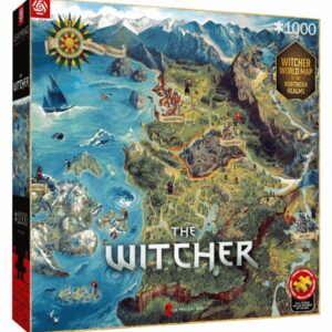 Puzzle Good Loot Gaming - The Witcher (Raganius): Šiaurės karalysčių žemėlapis 1000 vnt