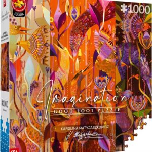 Puzzle Good Loot Imagination - Karolina Matyjaszkowicz: Paukščių tankumyne – triptikas 1000 vnt