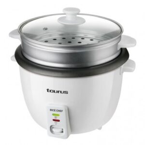 Taurus RICE CHEF ryžių virimo aparatas 1,8 L 700 W Pilka, Balta